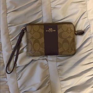 coach wristlet wallet